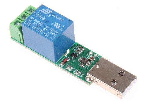 NOYITO HID Drive-Free USB Computer Control Switch Relay Module USB Smart Switch Control Plug and Play (1-Channel USB)