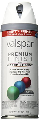 Valspar 410-85001 SP 85001 Spray Paint, 12 oz, White