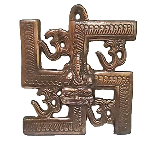 PARIJAT HANDICRAFT Matel Wall Hanging of Lord Ganesha Showpiece Best for Home Decor Ideal for Gifting Purposes.