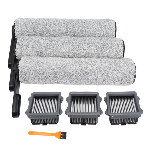 Pwshymi Vacuum Cleaner Roller Brush Replacement,Cleaning Tool Replacement Parts High Efficiency Vacuum Cleaner Parts Roller Brush Particulate Air Filter with Cleaning Brush