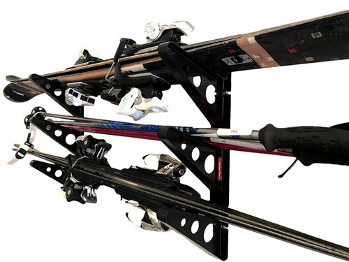 StoreYourBoard Ski Storage Rack, Horizontal Wall Rack