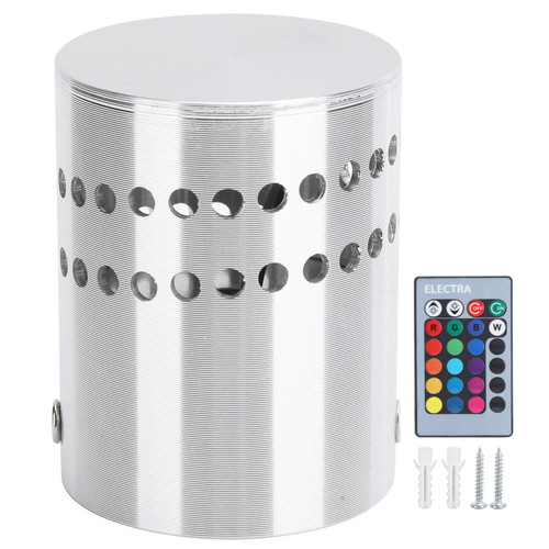 Garosa Spiral LED Wall Light, 3W Colorful RGB Spiral Hole Wall Lamp Aluminum Sconce Ceiling Light LED Light Luminaire Lighting Ceiling Lamp Great for Home,Party,Bars,Hotel