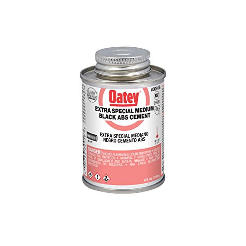 Oatey 30916 ABS Extra Special Cement, Black, 4-Ounce