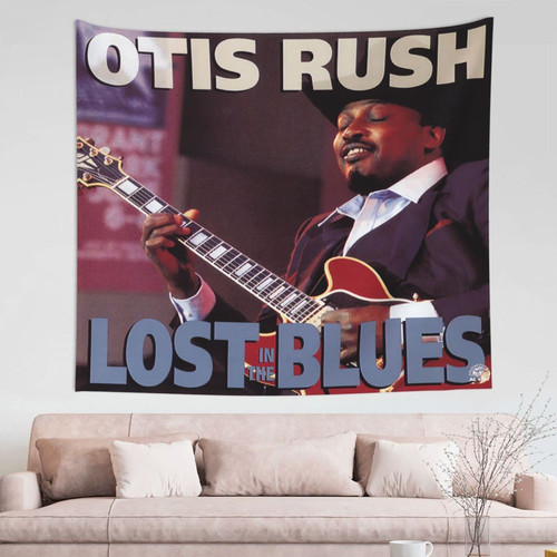 Otis Rush Lost In The Blues Tapestry Wall Hanging Art Decoration For Living Room College Dormitory Room Home Gift 60x51in