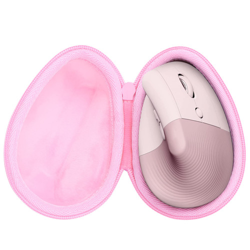 co2CREA Hard Case Replacement for Logitech Lift Vertical Ergonomic Mouse (Rose Case)