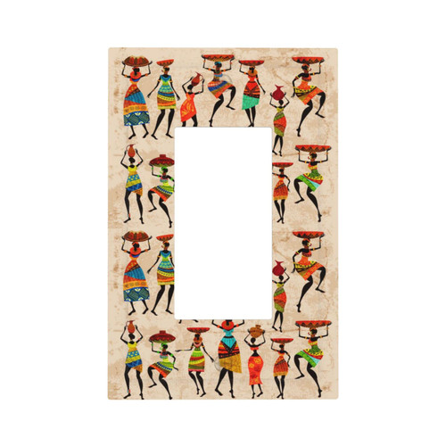 African Black Women 1 Gang Rocker/Decora Outlet Light Switch Wall Plate Cover Faceplate Decorative Faceplate for Bathroom Home Living Room Bedroom Decorate 5" x 3 African Black Women 1 Gang Rocker/Decora Outlet Light Switch Wall Plate Cover Faceplate Decorative Faceplate for Bathroom Home Living Room Bedroom Decorate 5" x 3