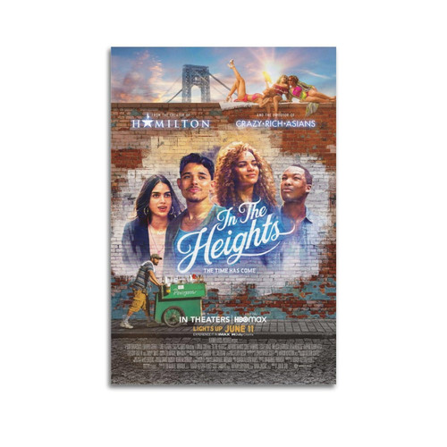 DEVINK In The Heights Poster Decorative Painting Canvas Wall Posters And Art Picture Print Modern Family Bedroom Decor Posters 16x24inch(40x60cm) DEVINK In The Heights Poster Decorative Painting Canvas Wall Posters And Art Picture Print Modern Family Bedroom Decor Posters 16x24inch(40x60cm)