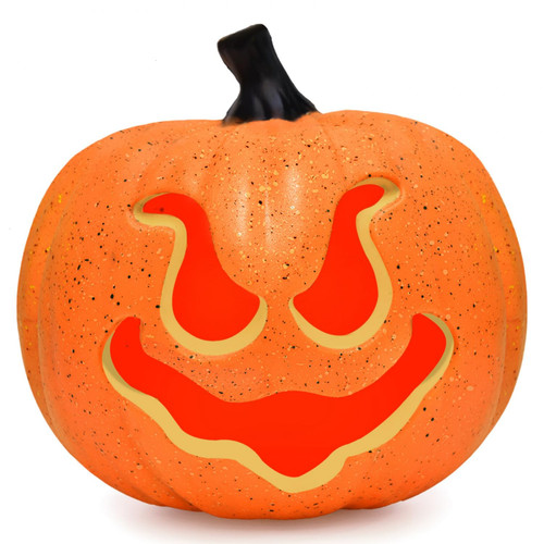 Rocinha Halloween Light up Pumpkin Plastic Jack O Lantern Pumpkins with Spooky Lights Battery Operated Lighted Pumpkins for Outdoors Indoor Halloween Pumpkin Decorations Party Favor for Haunted House Rocinha Halloween Light up Pumpkin Plastic Jack O Lantern Pumpkins with Spooky Lights Battery Operated Lighted Pumpkins for Outdoors Indoor Halloween Pumpkin Decorations Party Favor for Haunted House