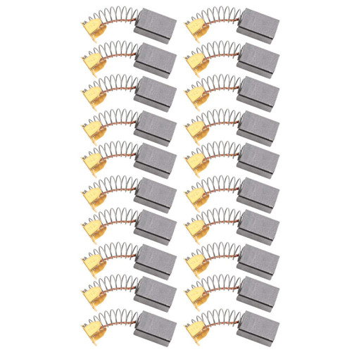 ALREMO HUANGXING - Carbon Brush Set, Conductive 20Pcs Electric Motor Carbon Brush, Durable Convenient for Electric Motor Good Replacement