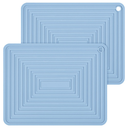 Nstezrne Silicone Trivets for Hot Dishes, Trivet Hot Pads for Kitchen, Trivets for Hot Pots and Pans, Silicone Pot Holders Counter Mat, Trivets for Quartz Countertops, Heat Resistant Mats Set 2 Blue Nstezrne Silicone Trivets for Hot Dishes, Trivet Hot Pads for Kitchen, Trivets for Hot Pots and Pans, Silicone Pot Holders Counter Mat, Trivets for Quartz Countertops, Heat Resistant Mats Set 2 Blue