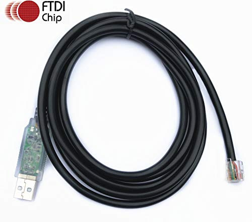EZSync USB FTDI KPG-4 Cable for Kenwood TM and TK Radios, LED Data Indicator Lights, RJ12 Connector, EZSync720