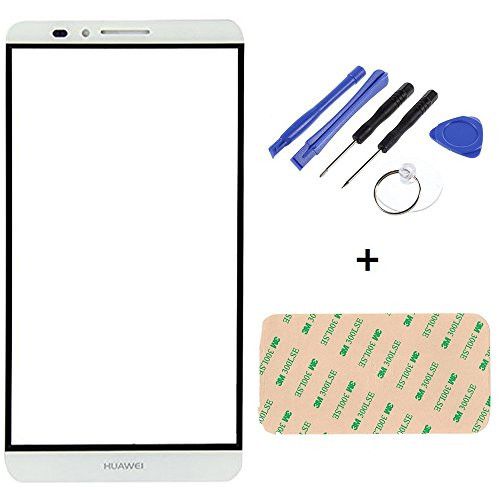 Huawei Ascend Mate 7 Front Screen Outer Glass Lens Replacement Adhesive Tape Tool Kit (White) Huawei Ascend Mate 7 Front Screen Outer Glass Lens Replacement Adhesive Tape Tool Kit (White)