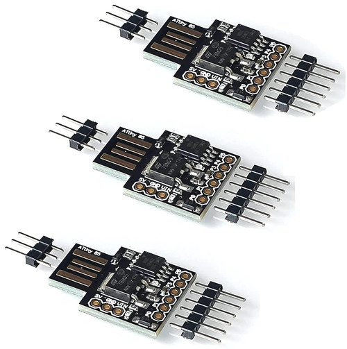 WWZMDiB 3Pcs Digispark Kickstarter ATTINY85 Universal Micro USB Development Board Module Compatible Version for Arduino.