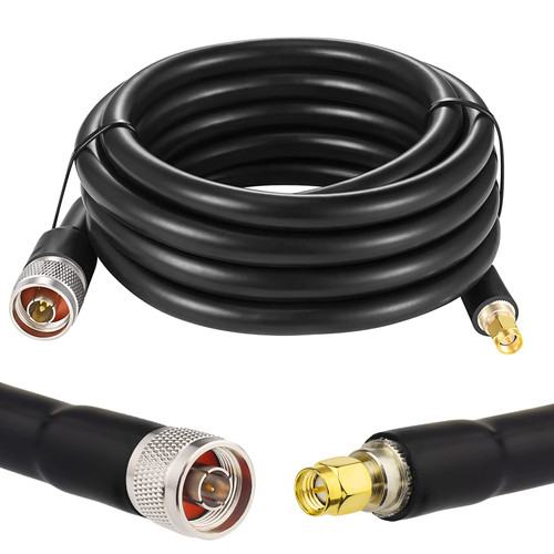 XRDS -RF KMR400 SMA to N Cable 10ft, N-Male to SMA-Male Connector Low Loss Extension Cable 50 Ohm SMA Cable for 3G/4G/5G/LTE/ADS-B/Ham/GPS/WiFi/RF Radio to Antenna Use XRDS -RF KMR400 SMA to N Cable 10ft, N-Male to SMA-Male Connector Low Loss Extension Cable 50 Ohm SMA Cable for 3G/4G/5G/LTE/ADS-B/Ham/GPS/WiFi/RF Radio to Antenna Use