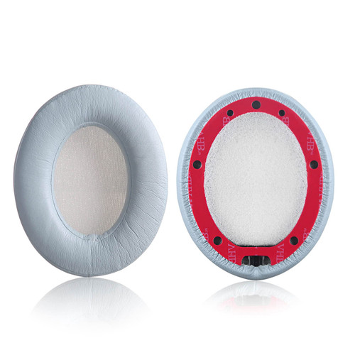 Studio3 Replacement Earpads Ear Pad Cushion Cover Compatible with Beats by Dr.Dre Studio 2.0 B0500 B0501 Wired/Wireless & Studio 3.0 Over-Ear Headphones (Wrinkle/Crystal Blue)