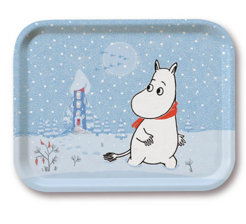 Moomin Birch Tray Snow 27 x 20 cm Optodesign