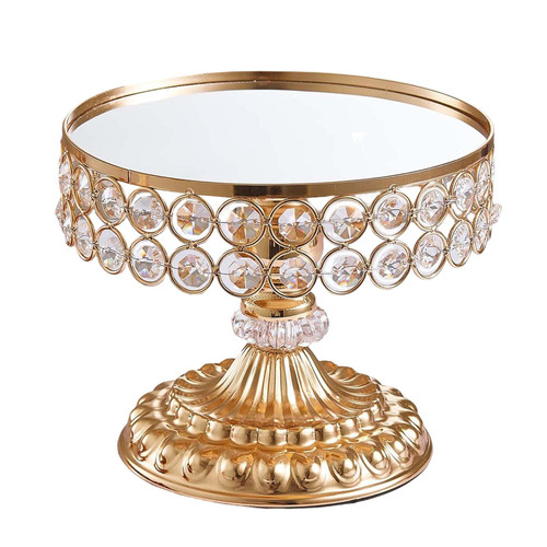 MagiDeal Multipurpose Cake Stand Cookie Pastry Display Stand Cake Display Server Tray Dessert Cupcake Display Tray for Wedding Banquet Anniversaries, S