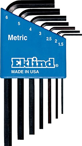 EKLIND TOOL 10507 Metric Hex-L Key Set, 7-Piece