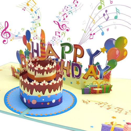 Birthday Card Musical Birthday Cards With Lights and Blowable Candle, 3D Pop Up Birthday Card for Women and Men Wife Mother Birthday Gift Cards, Music Birthday Greeting Card Popup Happy Birthday Card Birthday Card Musical Birthday Cards With Lights and Blowable Candle, 3D Pop Up Birthday Card for Women and Men Wife Mother Birthday Gift Cards, Music Birthday Greeting Card Popup Happy Birthday Card