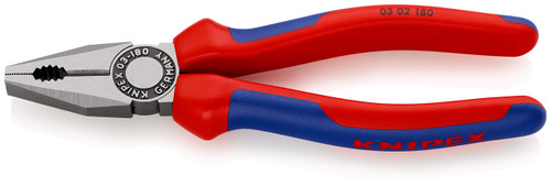 Knipex 03 02 180 Combination Pliers 7,09" with soft handle