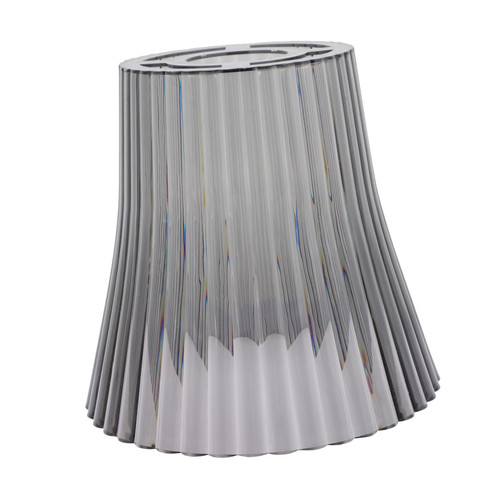 Uonlytech Lampshade Fixture Replacement Pleated Lampshades for Table Lamps Acrylic Chimney Shade Ceiling Light Shade Glass Shades for Light Fixtures Candle Chandelier Pendant Lamp Shade E27