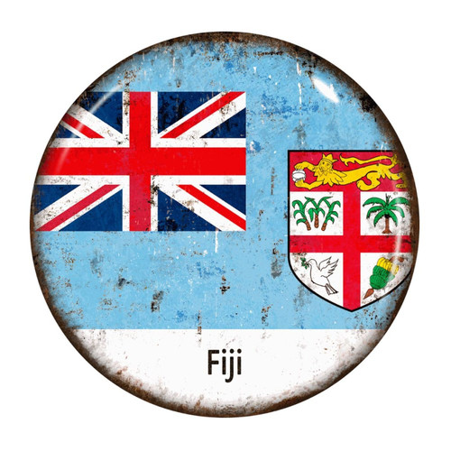 Fiji Bike Home Wall Decor Wall Art Decal Latin America Hispanic Country European Asia Africa Flags Self-Adhesive Wall Stickers for Teen Room Bumper Restaurant Trucks Vinyl 18in