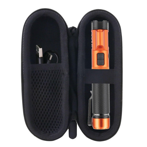 WERJIA Hard Carrying Case Compatible with Klein Tools 56040/56412 LED Rechargeable Flashlight