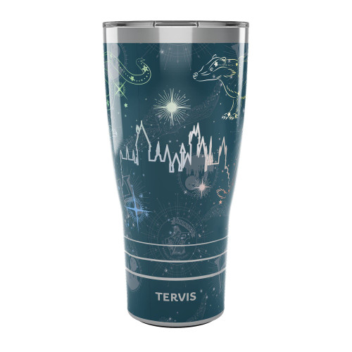 Tervis Triple Walled Harry Potter Marauder's Constellation Insulated Tumbler Cup Keeps Drinks Cold & Hot, 30oz, Stainless Steel