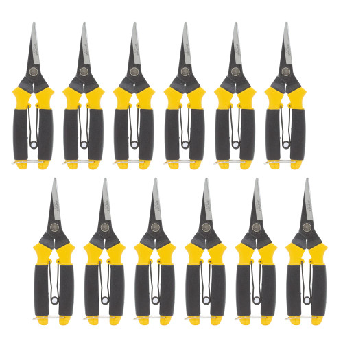 Zenport H303-12PK Needle Nose Shear, Yellow/Black, 12