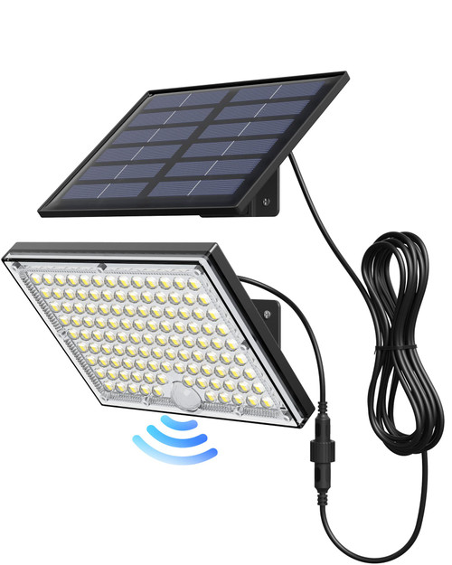 JACKYLED Solar Lights Outdoor with Motion Sensor,113 LED 9000K Bright Solar Flood Lights, Waterproof Dusk to Dawn Outdoor Solar Powered Security Spot Lights for Porch Patio Yard Garage?Black JACKYLED Solar Lights Outdoor with Motion Sensor,113 LED 9000K Bright Solar Flood Lights, Waterproof Dusk to Dawn Outdoor Solar Powered Security Spot Lights for Porch Patio Yard Garage?Black