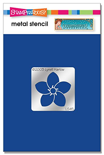 Stampendous DWLS45 Plumeria Crest Dreamweaver Stencil