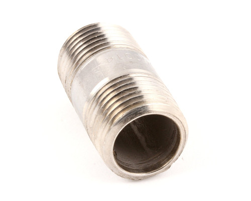Henny Penny FP01-035 Left NPT Stainless Steel Nipple 1/2-1 2