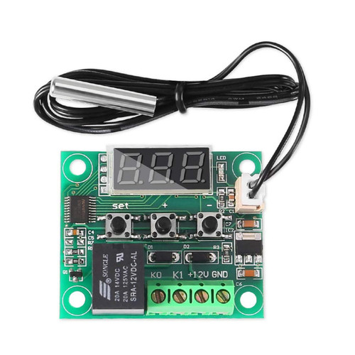 2Pcs XH-W1209 Temperature Controller Module Electronic Micro Digital LED Display Thermostat High Precision Temp Control Switch Board