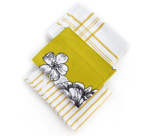 MACKENZIE-CHILDS Kitchen Garden Dish Towels - Set of 3