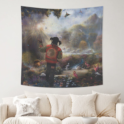 COUEYITB Tapestry Wall Hanging Tapestries Poster Wall Art Aesthetic Home Decorations for Living Room Bedroom Dorm Decor 60x60 inches