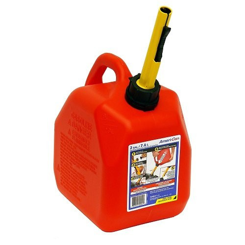 Scepter 2 Red 2 Gallon Spill-Proof Gas Can Container (AB10S) Scepter 2 Red 2 Gallon Spill-Proof Gas Can Container (AB10S)