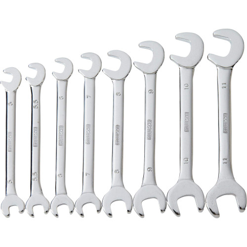Klutch 8-Pc. Mini Metric Ignition Wrench Set
