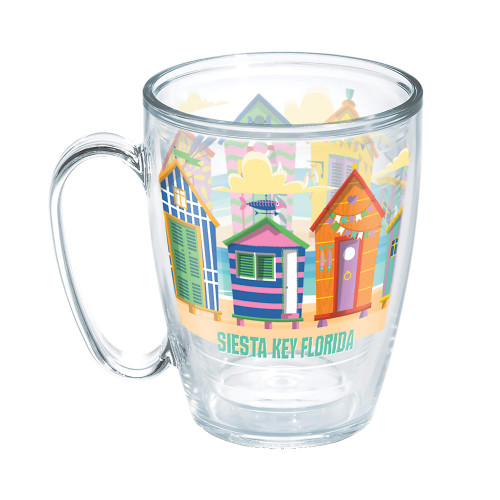 Tervis Florida - Siesta Key Made in USA Double Walled Insulated Tumbler Travel Cup Keeps Drinks Cold & Hot, 16oz Mug - No Lid, Cabanas Tervis Florida - Siesta Key Made in USA Double Walled Insulated Tumbler Travel Cup Keeps Drinks Cold & Hot, 16oz Mug - No Lid, Cabanas