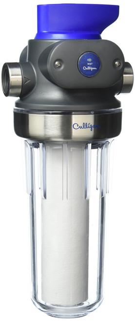 Culligan WH-S200-C Whole-House Sediment Water Filtration System, (clear, black, blue)