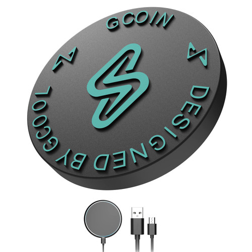 IVYGROW Wireless Charging Module PowerCoin For Logitech G502 Lightspeed,G703,G903,G Pro x superlight,G Pro wireless,G403 Wireless,GPW Game Mouse(Come with 1 Charging Board And 1 Charging Cable)(Green)