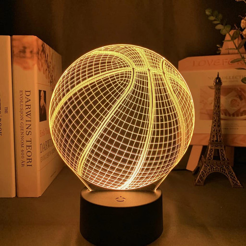 Windgro 3D Illusion Basketball Night Light for Kids Desk Lamp Gifts Night Lights for Boys Room Decor 16 Color Changes and Remote Control, Birthday Windgro 3D Illusion Basketball Night Light for Kids Desk Lamp Gifts Night Lights for Boys Room Decor 16 Color Changes and Remote Control, Birthday