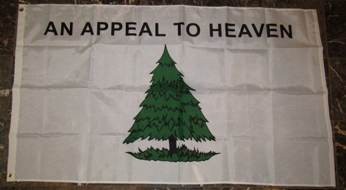 3X5 Appeal To Heaven Washington Cruisers 200D Nylon Poly Flag 3'X5' Grommets 3X5 Appeal To Heaven Washington Cruisers 200D Nylon Poly Flag 3'X5' Grommets