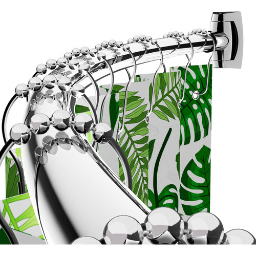 Bonpally Curved Shower Curtain Rod 43-72 Inches Adjustable, Aluminum, Rustproof, Round, Curved for Bathroom, Bathtub, Stall, Chrome, Need to Drill Bonpally Curved Shower Curtain Rod 43-72 Inches Adjustable, Aluminum, Rustproof, Round, Curved for Bathroom, Bathtub, Stall, Chrome, Need to Drill