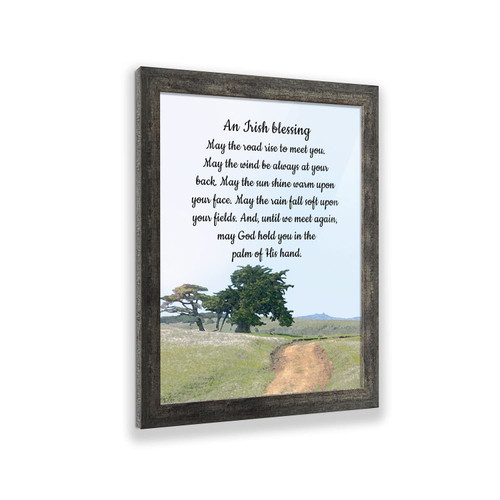 Irish Blessing Wall Decor, May The Road Rise Up to Meet You, Celtic Decor Home Blessing Sign, Irish Gifts for Women. Irish Wall Decor, House Warming Presents for New Home 2101BW Irish Blessing Wall Decor, May The Road Rise Up to Meet You, Celtic Decor Home Blessing Sign, Irish Gifts for Women. Irish Wall Decor, House Warming Presents for New Home 2101BW