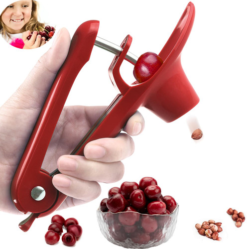 Cherry Pitter - Makmzoon Cherry Seed Remover Cherry Pitter Tool -Red