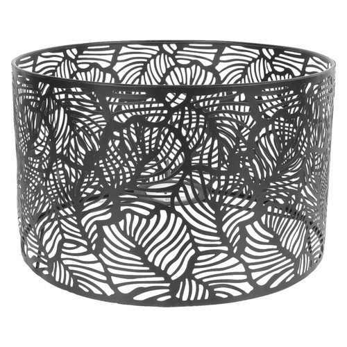 Lurrose Wall Lamp Shade Replacement Metal Large Lamp Shades Iron Lamp Shade E27 E14 Clip On Table Lampshade Hollow out Lamp Shade for Floor Light Table Lamp, Black Wall Lamp Shade