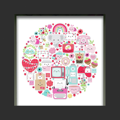 DOODLEBUG DESIGN Lots Love DOODLEBUG Shadow Box