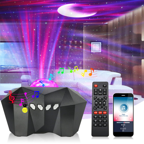 Northern Lights Aurora Projector, Star Projector for Bedroom, Night Light Projector with Music Bluetooth Speaker, Brightness Speed Adjustable Galaxy Projector for Kids, Adults, Ceiling, Home Decor Northern Lights Aurora Projector, Star Projector for Bedroom, Night Light Projector with Music Bluetooth Speaker, Brightness Speed Adjustable Galaxy Projector for Kids, Adults, Ceiling, Home Decor