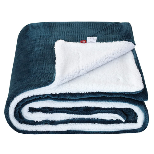 SOCHOW Waffle Sherpa Fleece Throw Blanket, Super Soft Fuzzy Warm, Lightweight Fluffy Reversible Plush Blanket for Bed Sofa Couch, 50 x 60 Inches Blue Coral SOCHOW Waffle Sherpa Fleece Throw Blanket, Super Soft Fuzzy Warm, Lightweight Fluffy Reversible Plush Blanket for Bed Sofa Couch, 50 x 60 Inches Blue Coral