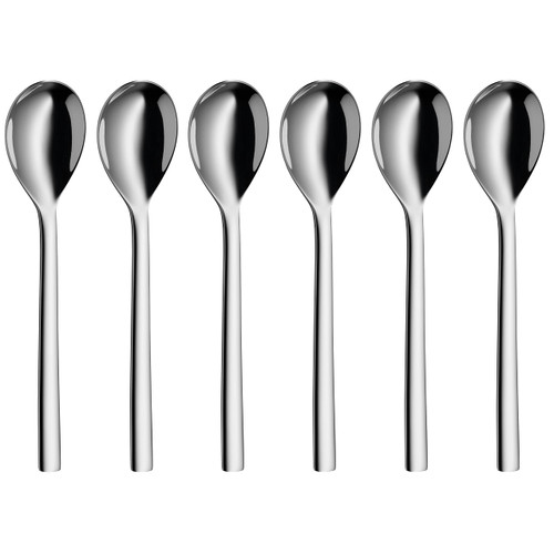 WMF Coffee Beaker Spoon Set 6-pcs. Nuova, Stainless Steel, Silver, 9.5 x 18.2 x 5.5 cm WMF Coffee Beaker Spoon Set 6-pcs. Nuova, Stainless Steel, Silver, 9.5 x 18.2 x 5.5 cm